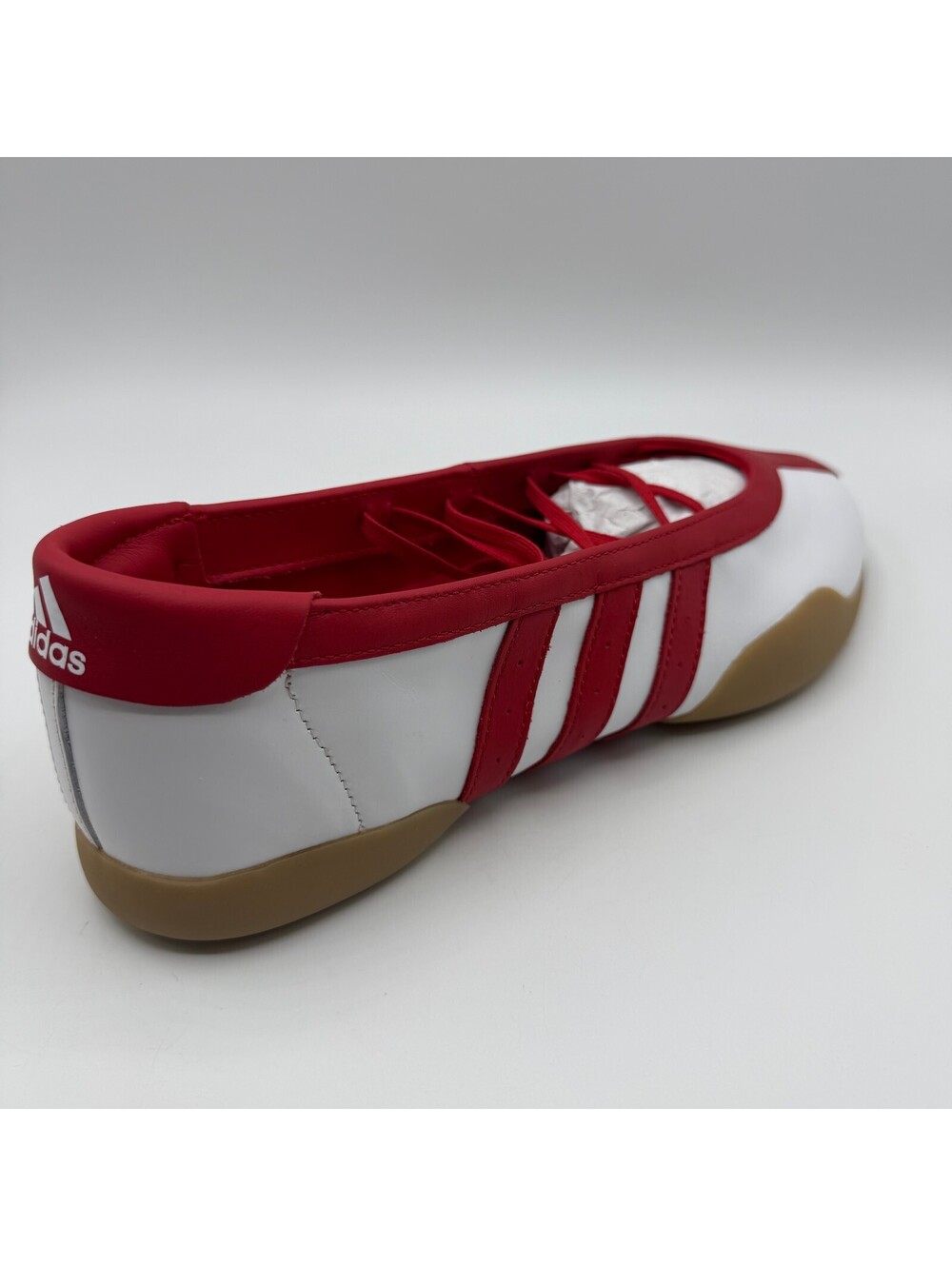 adidas Originals Taekwondo Mei Ballet White Red Women Size 10 JQ0960 NEW - Picture 10 of 13